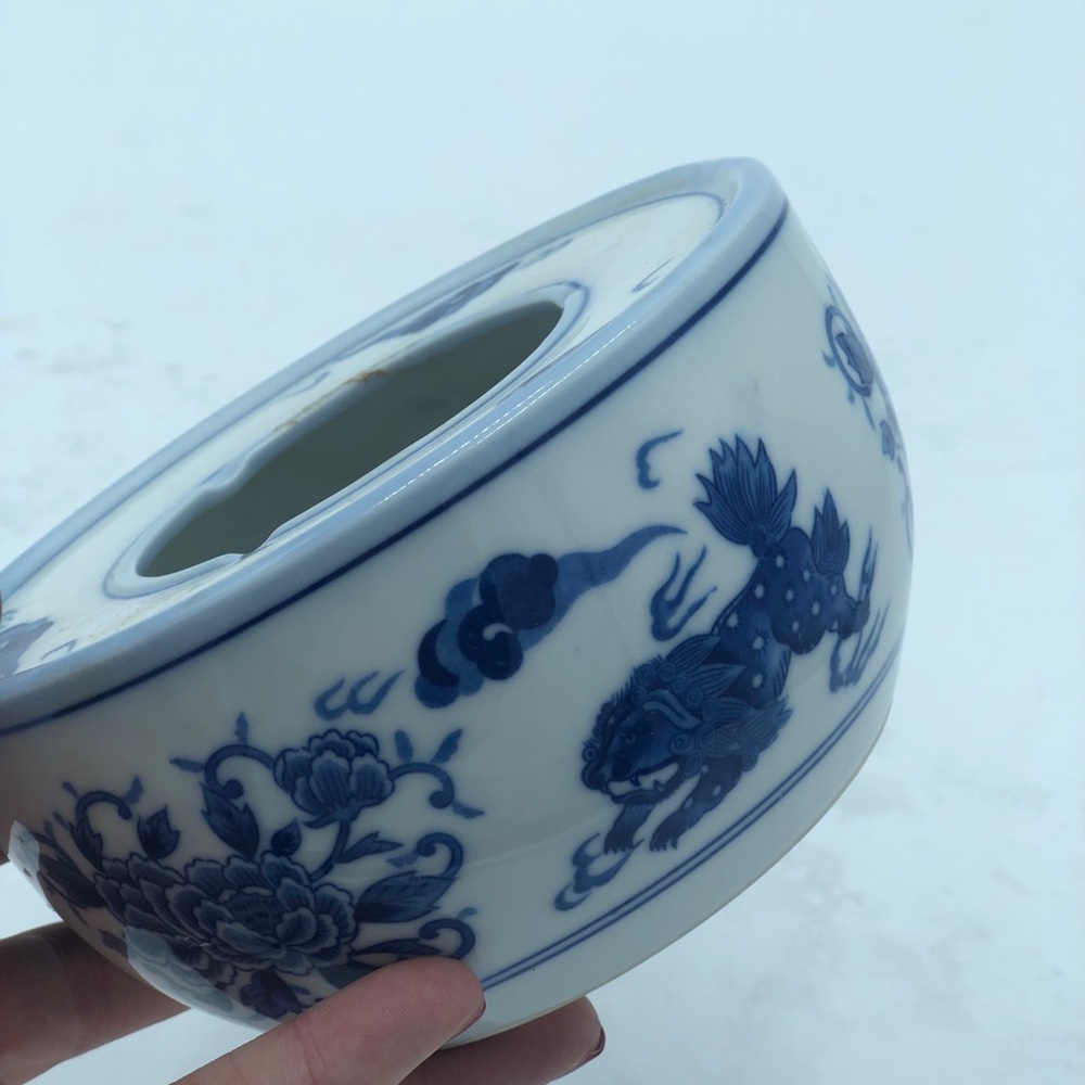 Blue & White Ceramic Planter